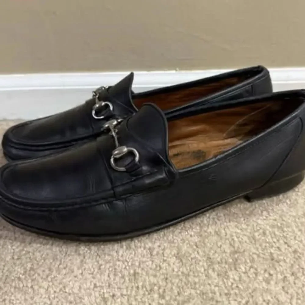 Allen Edmonds Men's Sz 9 Verona Horsebit Loafers Shoes Black